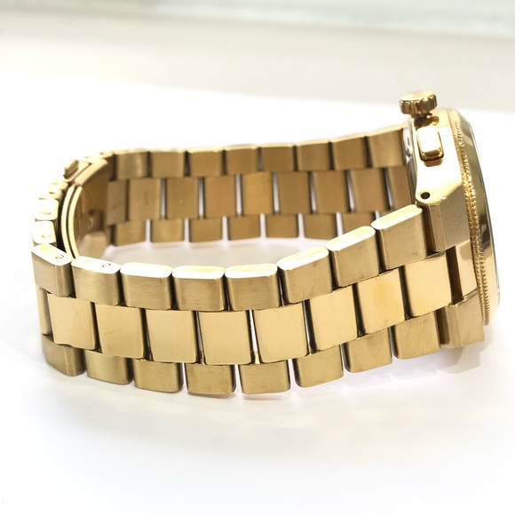 Michael Kors Ladies Gold Watch Chronograph - Picture 4 of 5